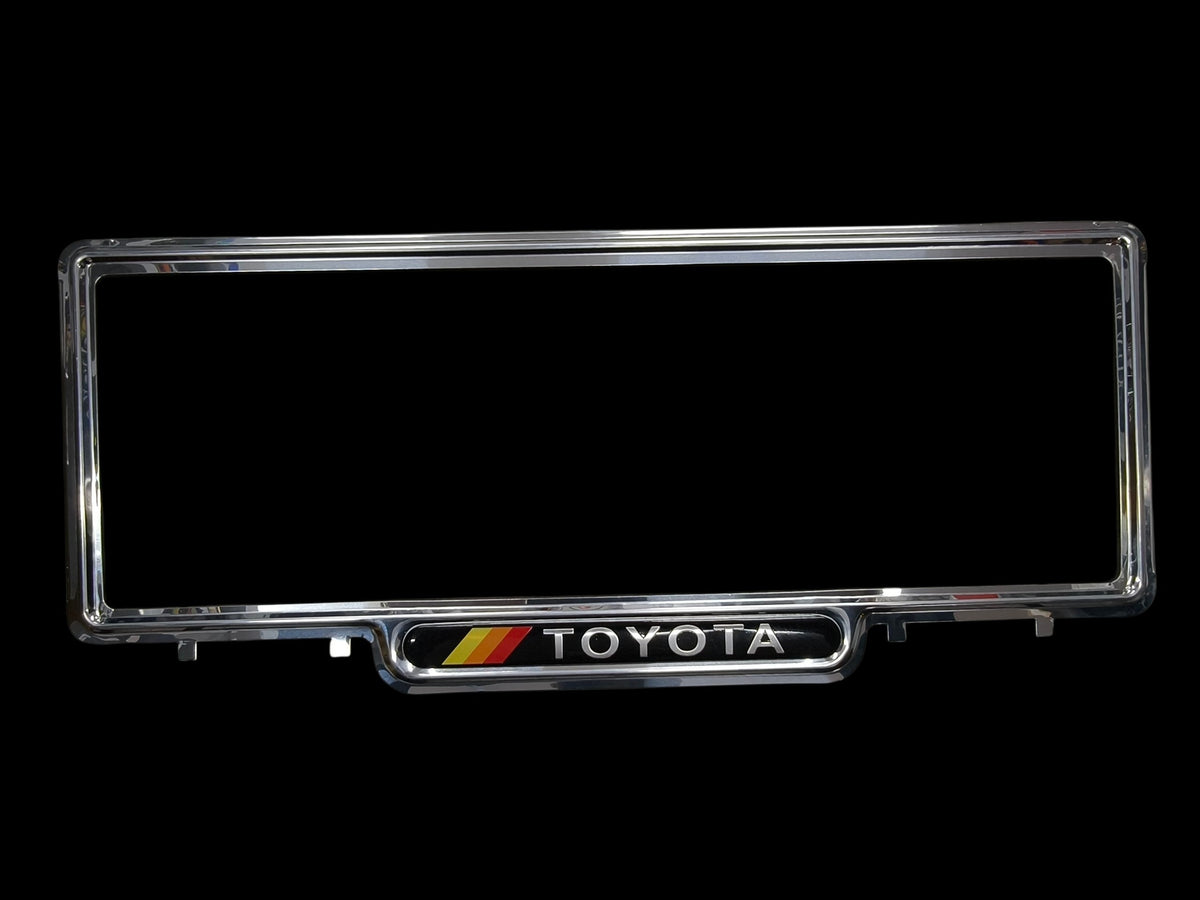 Genuine Retro TOYOTA Classic License Plate Covers - Pair