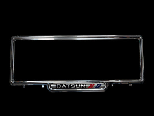 Genuine Retro NISSAN DATSUN Classic License Plate Covers - Pair
