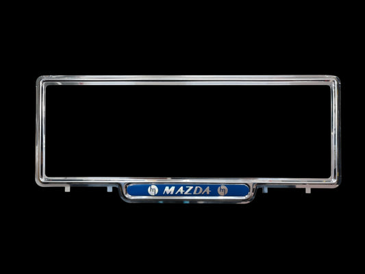 Genuine Retro Style Mazda Classic License Plate Covers - Pair
